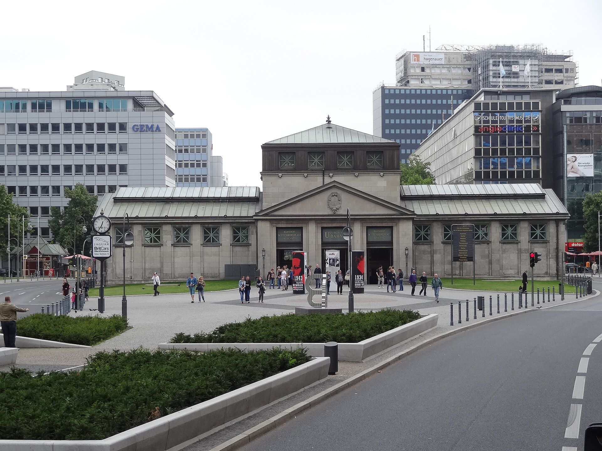 Historisches Empfangsgebäude des U-Bahnhofs Wittenbergplatz