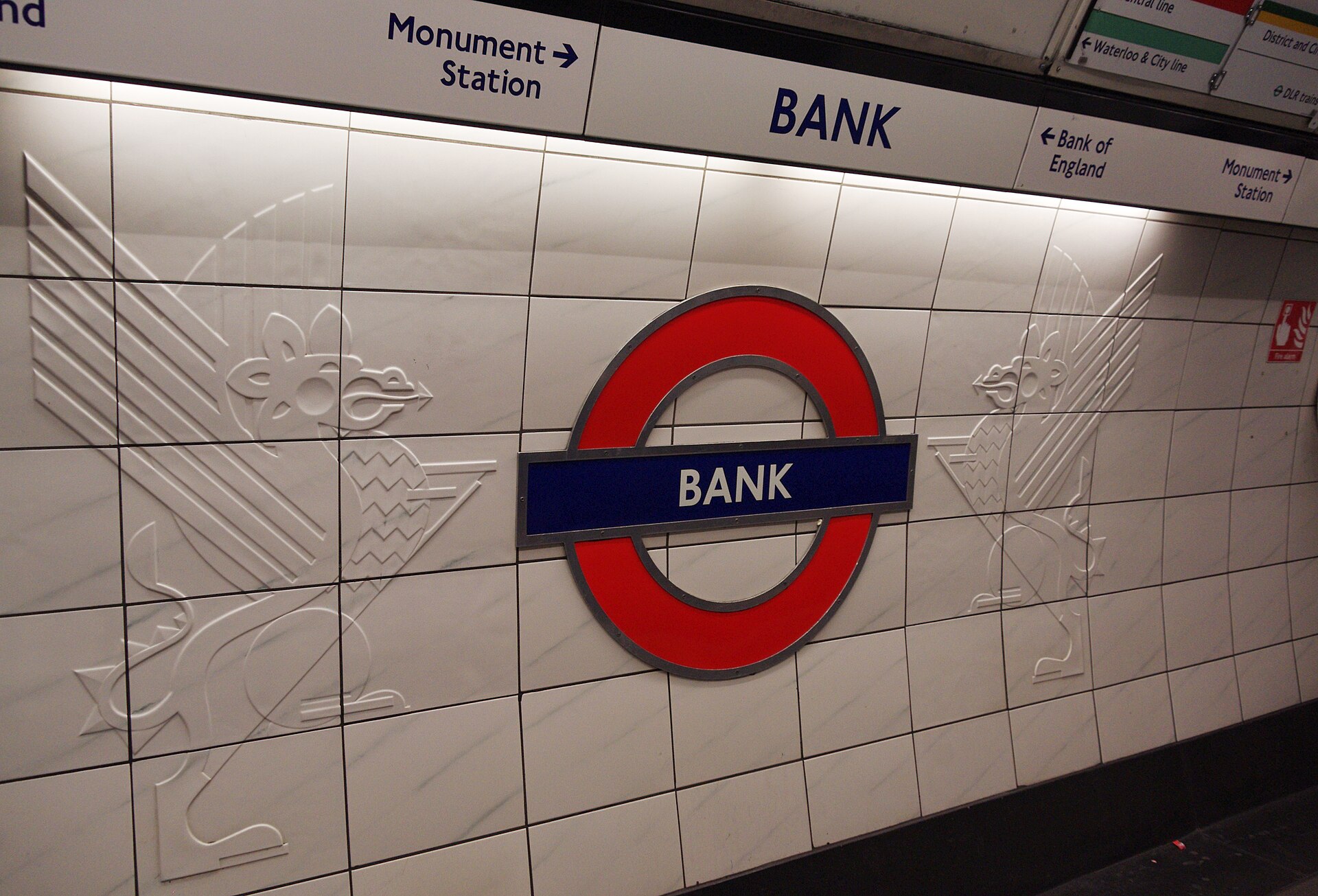 Bank station London — local documentary photograph