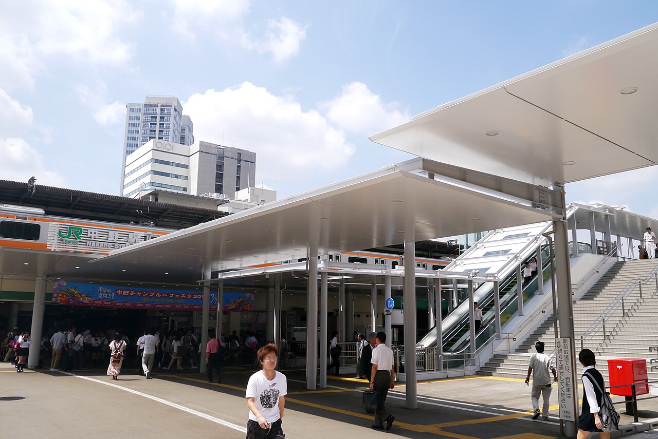 North entrance of Nakano Station